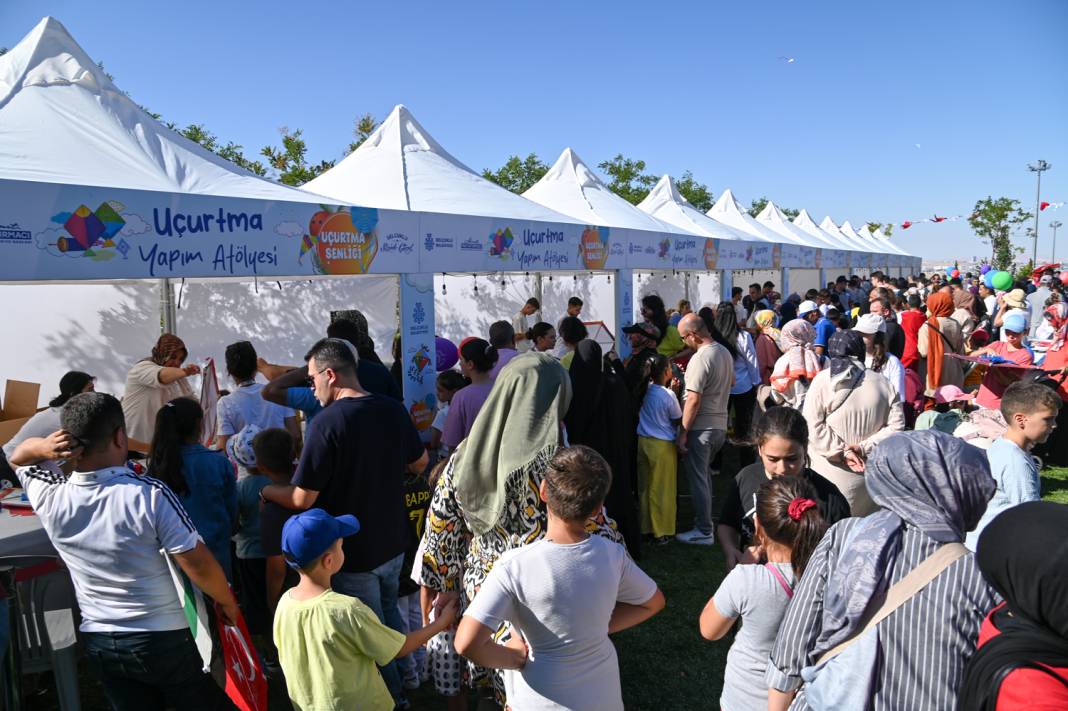 Selçuklu'da çocukların neşesi gökyüzüne taştı 7